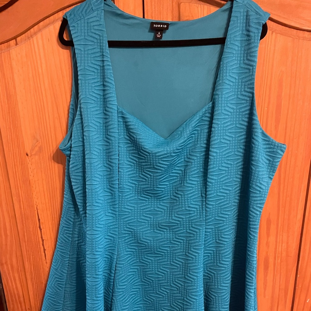 Torrid teal dress